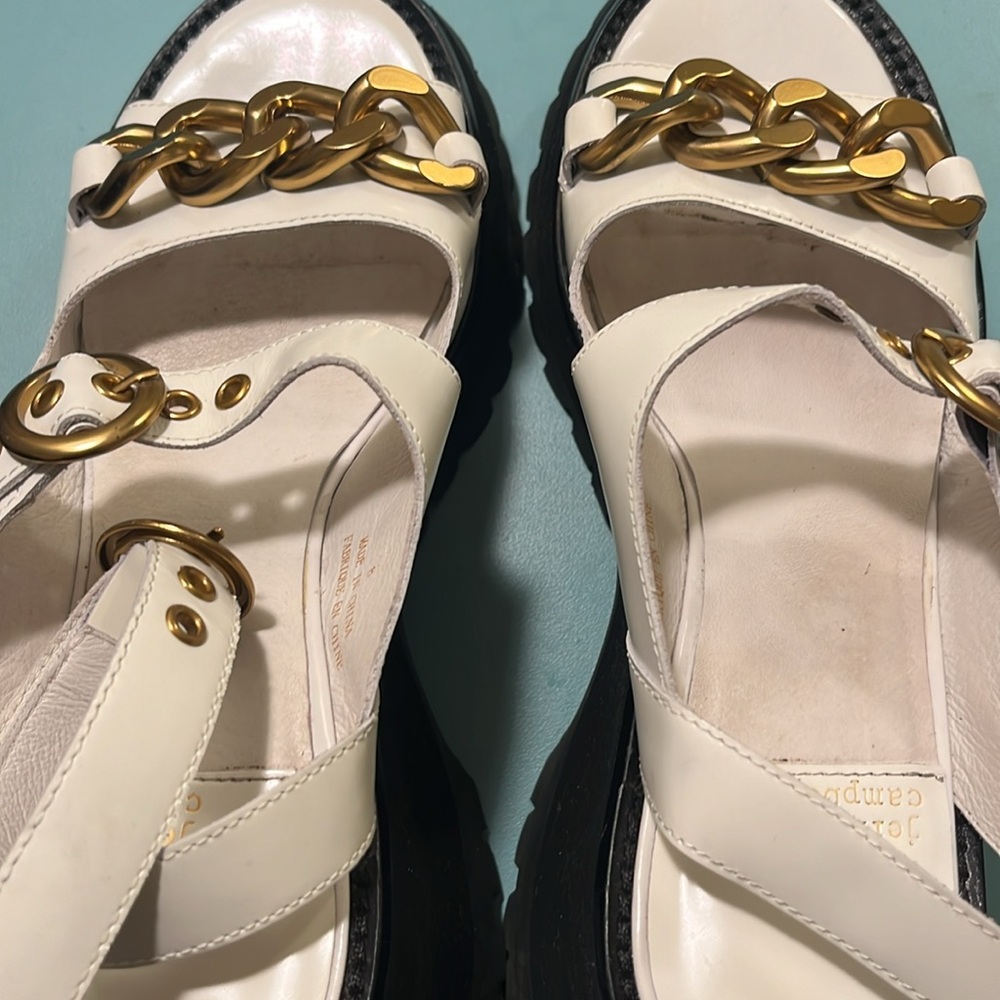 Jeffrey Campbell Crunched Sandals- size 8- in great used condition - Picture 15 of 15